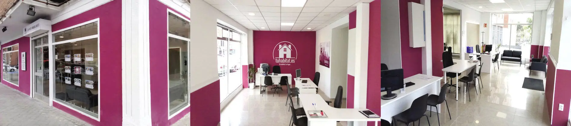 Oficinas Inmobiliaria tuhabitat.es en Calle San Claudio, 69 de Madrid