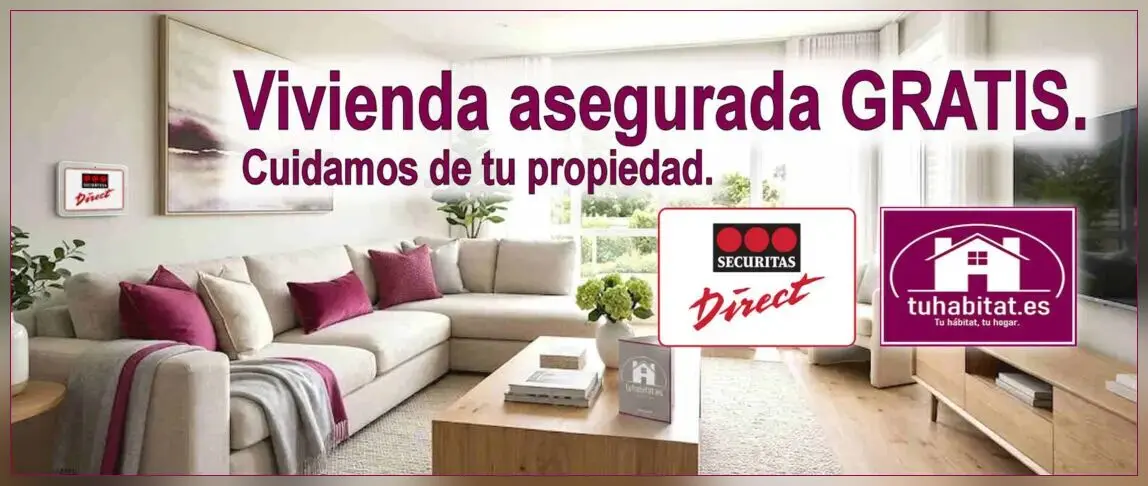 Tu Hábitat en colaboración con Verisure (Securitas Direct) te instala una alarma gratis durante el periodo de venta de tu vivienda en Miguel Hernández para tu total tranquilidad